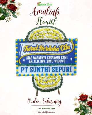 Papan Bunga Duka di Ciampea