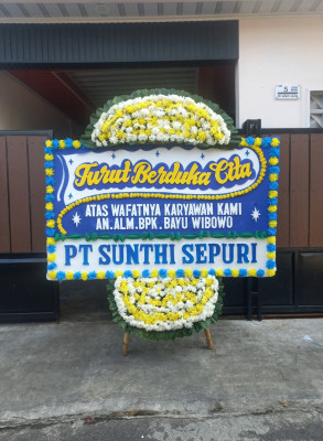 Papan Bunga Duka di Ciampea